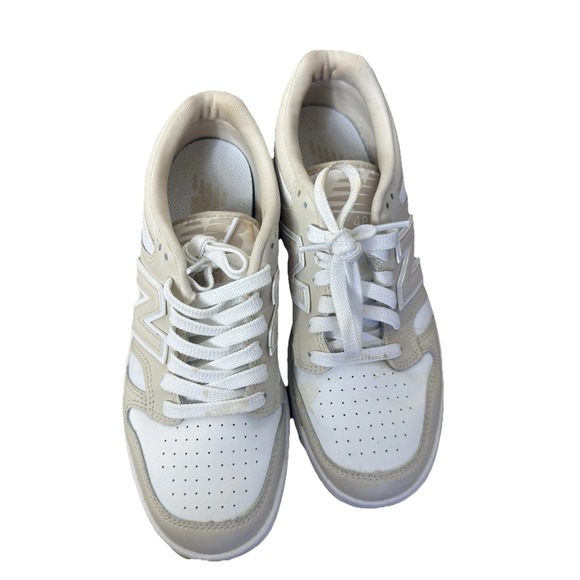 New Balance 480 Cream White Sneakers Women's EU 39.5 Court Style Women 8.5 - Picture 7 of 10